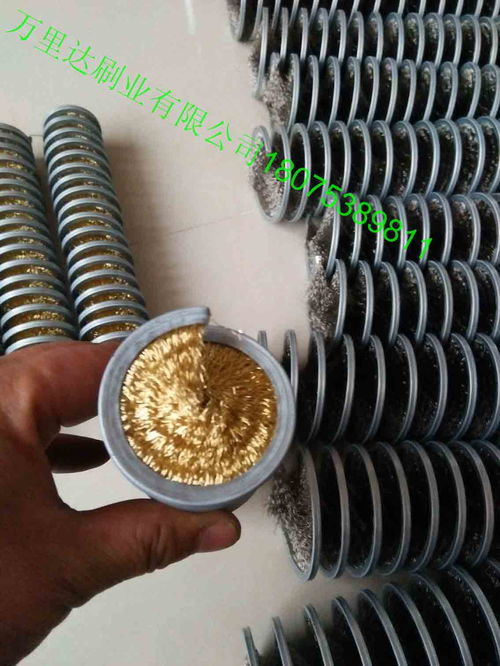 线材抛光弹簧刷 活塞环线材抛光刷 内绕钢丝弹簧刷