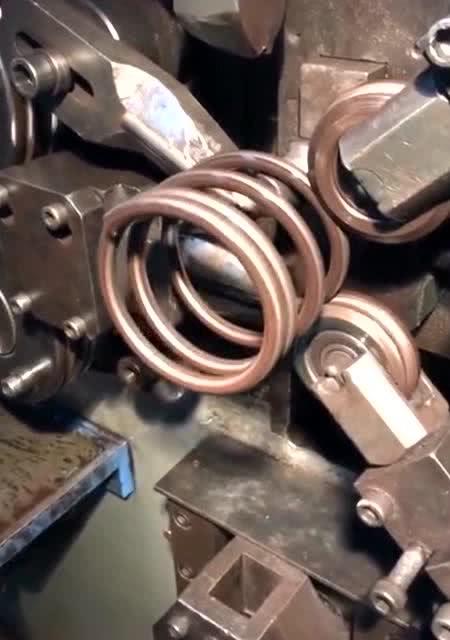 不看永远都不知道,弹簧竟是这样的机器制作出来的